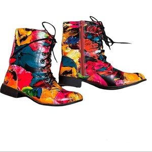 City Snappers Multi Colors boots Size 9